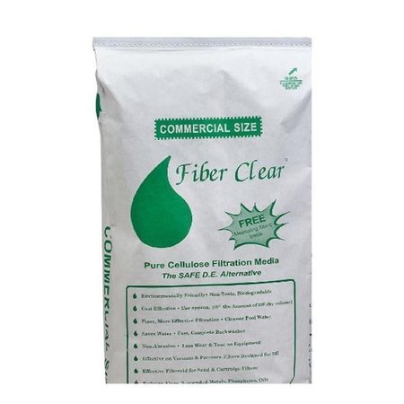 FIBER CLEAR Fiber Clear Cellulose Filtration Media Clear 1; 7 Lbs. FC C 007 1